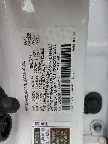 2017 HONDA 0 5J6RM4H70GL026721