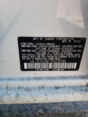 JF2GTHNC7PH220790 Subaru Crosstrek Limited