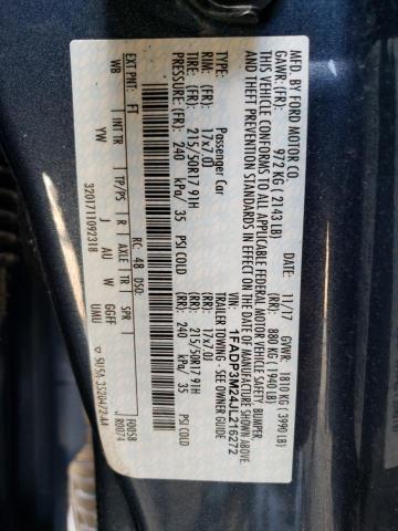2018 FORD FOCUS SEL - 1FADP3M24JL216272