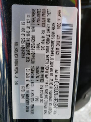 2022 MAZDA CX-9 SPORT JM3TCBBY8N0604719