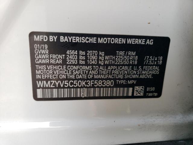 2019 MINI COOPER COU - WMZYV5C50K3F58380