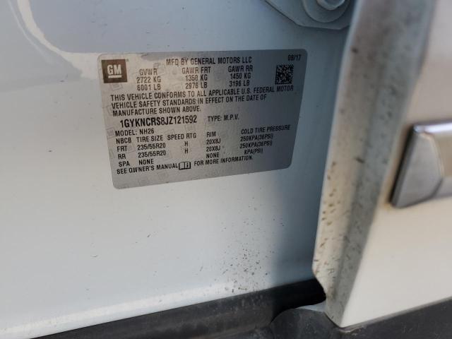 1GYKNCRS8JZ121592 Cadillac XT5