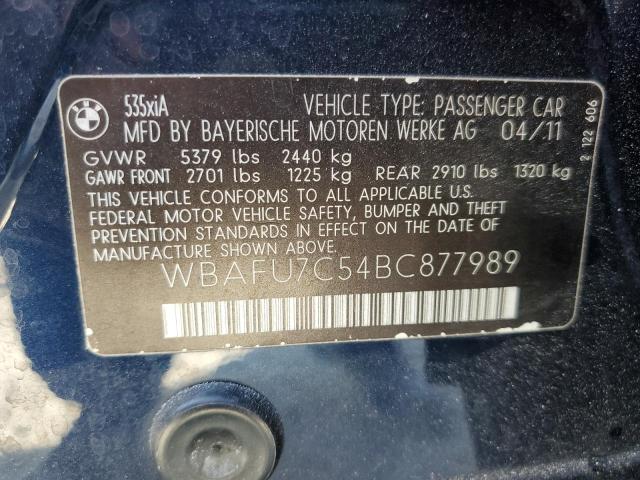 WBAFU7C54BC877989 BMW 535 XI