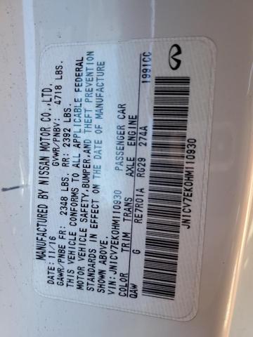 JN1CV7EK0HM110930 Infiniti Q60 Base