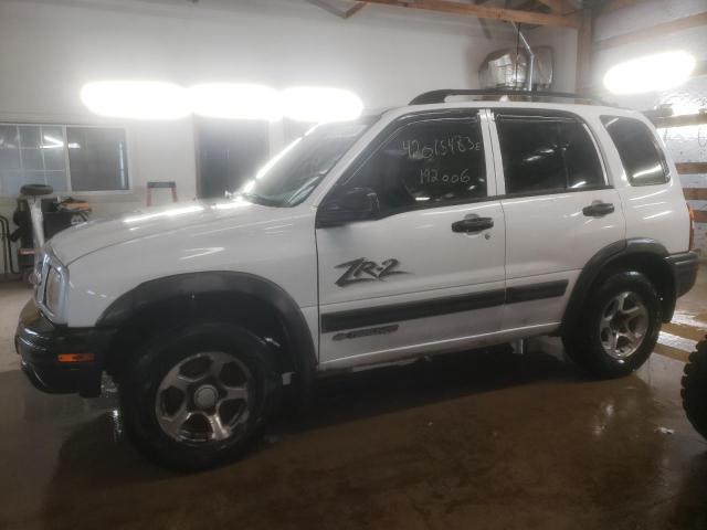 Chevrolet Tracker salvage cars for sale: 2003 Chevrolet Tracker ZR2