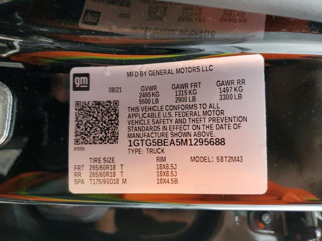 2021 GMC CANYON ELE 1GTG5BEA5M1295688