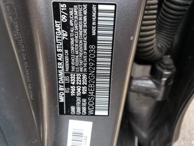 2016 MERCEDES-BENZ CLA 250 - WDDSJ4EB2GN297038