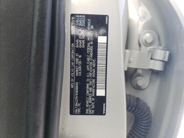 7JRA22TK1KG006649 Volvo S60