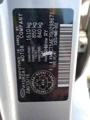 2016 HYUNDAI ACCENT SE - KMHCT5AE7GU298671