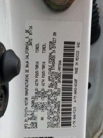 2016 TOYOTA TACOMA DOU 3TMCZ5AN7GM040836