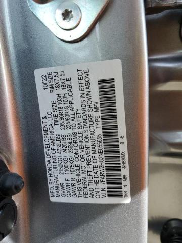 2022 HONDA CR-V EXL 7FARW2H82NE055655