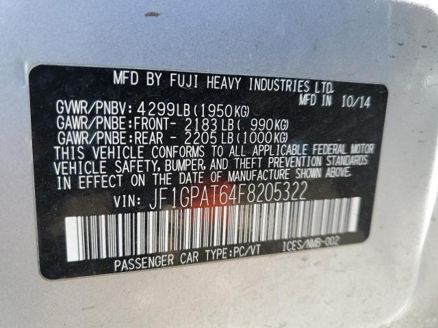 JF1GPAT64F8205322 Subaru Impreza Sport