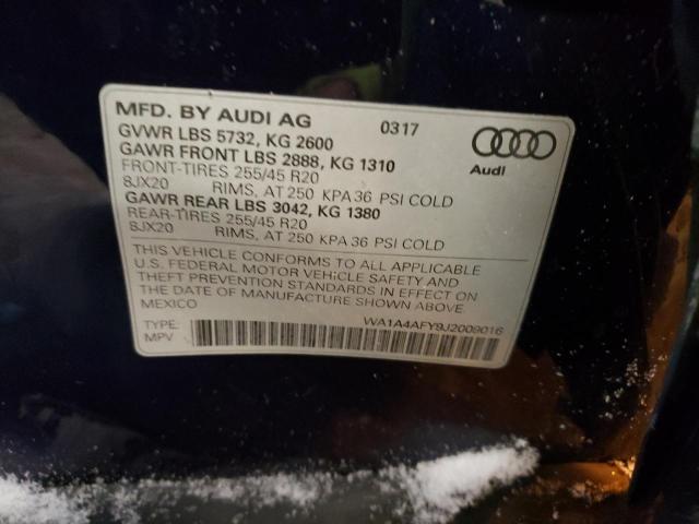 2018 AUDI SQ5 PREMIU - WA1A4AFY9J2009016