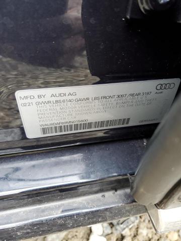 2021 AUDI A8 L WAU8DAF89MN015600