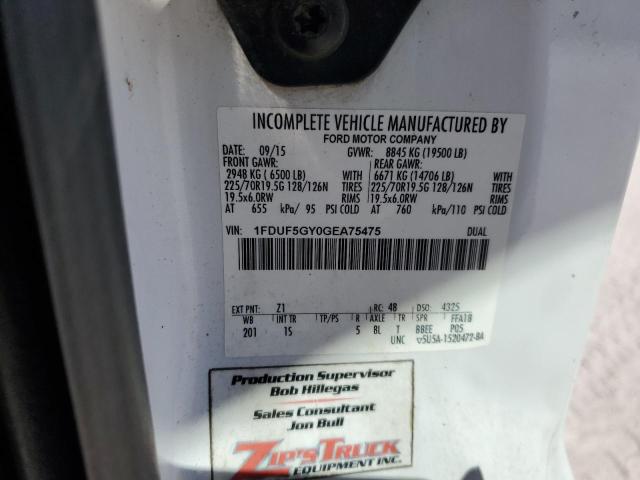 2016 FORD F550 SUPER - 1FDUF5GY0GEA75475