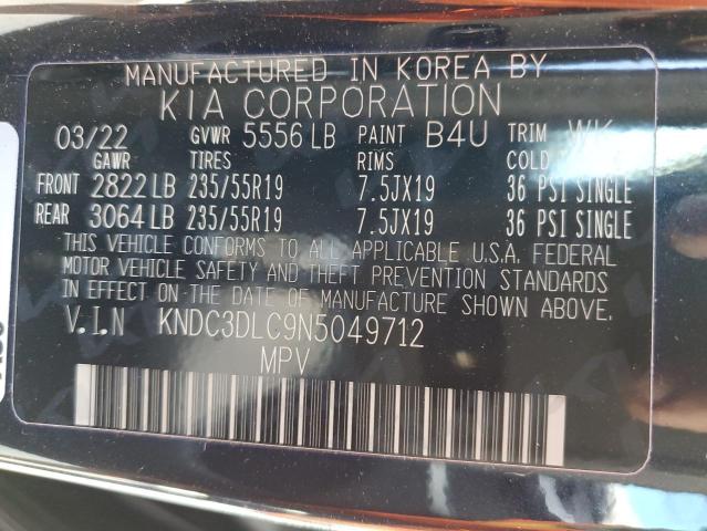 KNDC3DLC9N5049712 KIA EV6 LIGHT