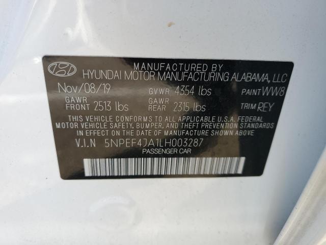 2020 HYUNDAI SONATA SEL - 5NPEF4JA1LH003287