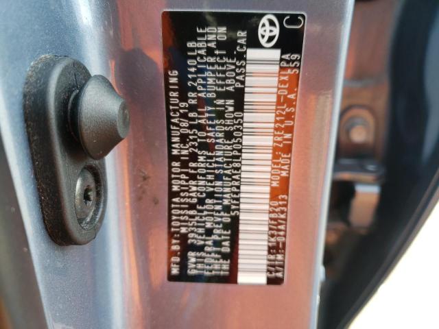 2020 TOYOTA COROLLA LE 5YFEPRAE8LP050350