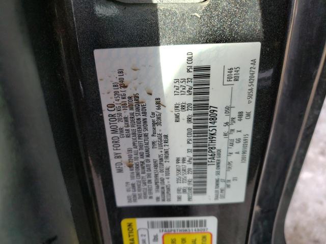 2019 FORD MUSTANG - 1FA6P8TH9K5148097