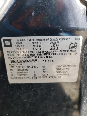 2016 GMC TERRAIN SL 2GKFLUE39G6236955