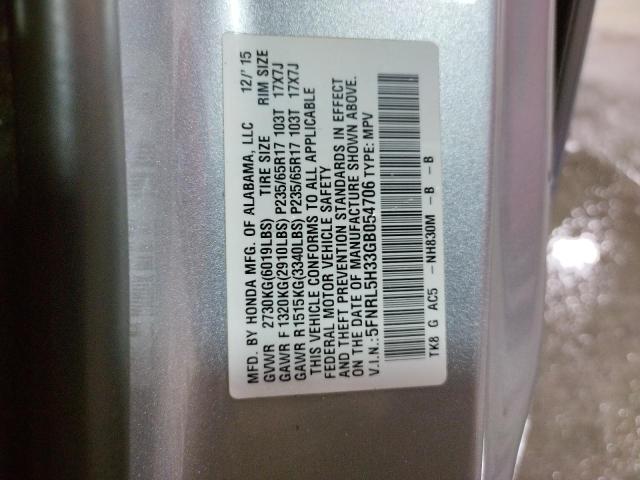 2016 HONDA ODYSSEY SE - 5FNRL5H33GB054706