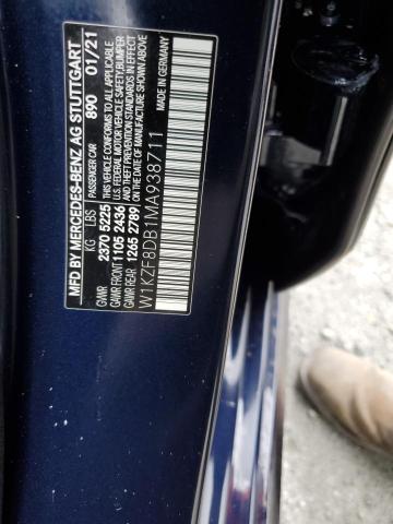 2021 MERCEDES-BENZ E 350 W1KZF8DB1MA938711