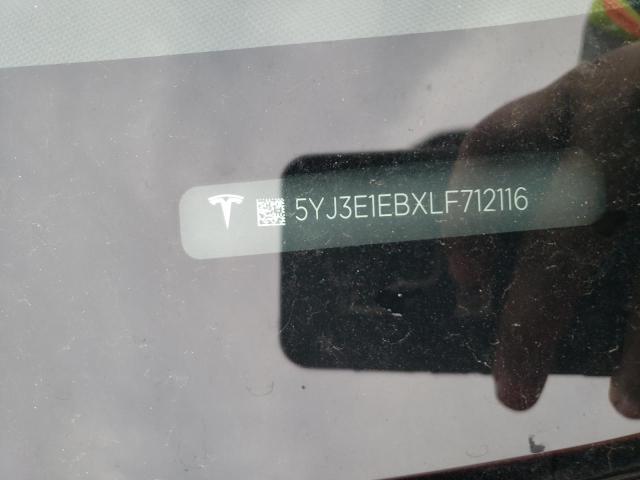 5YJ3E1EBXLF712116 Tesla MODEL 3