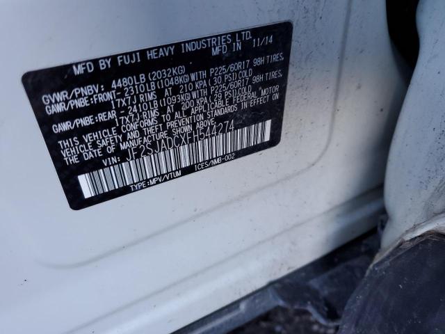 2015 SUBARU FORESTER 2 - JF2SJADCXFH544274
