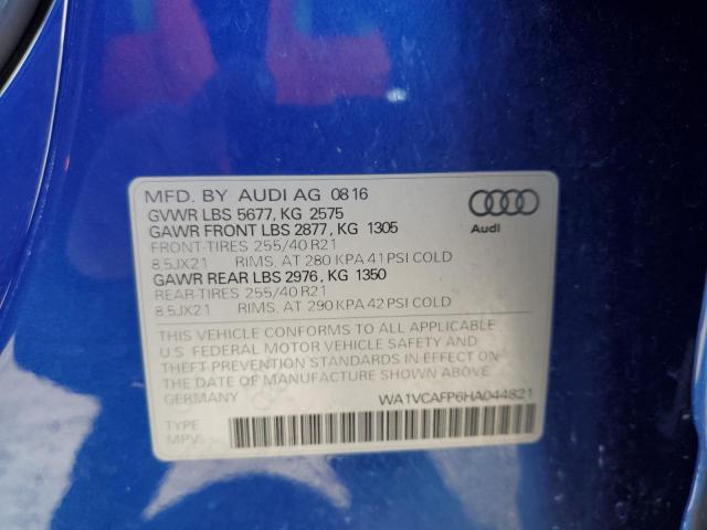 2017 AUDI SQ5 PRESTI - WA1VCAFP6HA044821