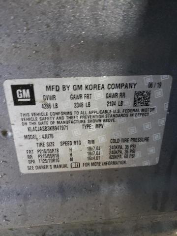 2019 BUICK ENCORE PRE - KL4CJASB3KB947971
