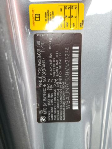 WBAUN7C53BVM25234 BMW 135 I