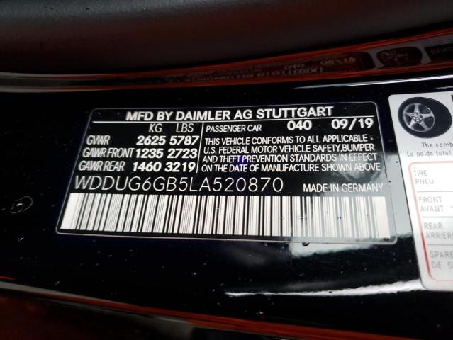 2020 MERCEDES-BENZ S 450 - WDDUG6GB5LA520870