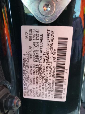 2021 HONDA CR-V SE 7FARW1H71ME014529