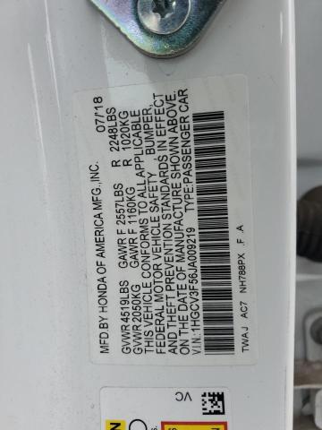 2018 HONDA ACCORD HYB 1HGCV3F56JA009219