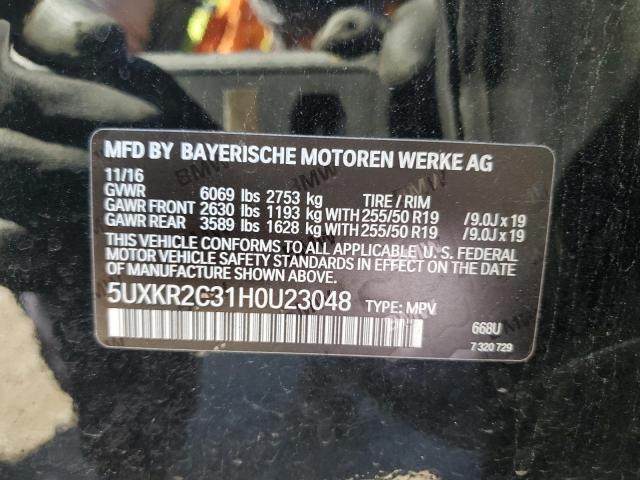 2017 BMW X5 SDRIVE3 - 5UXKR2C31H0U23048