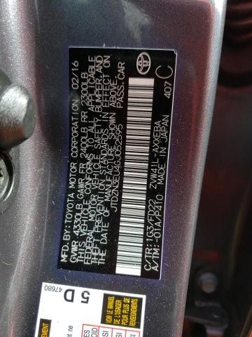 2016 TOYOTA PRIUS V JTDZN3EU4GJ052595