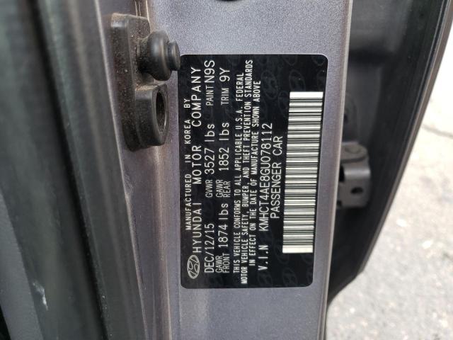 2016 HYUNDAI ACCENT SE KMHCT4AE8GU078112