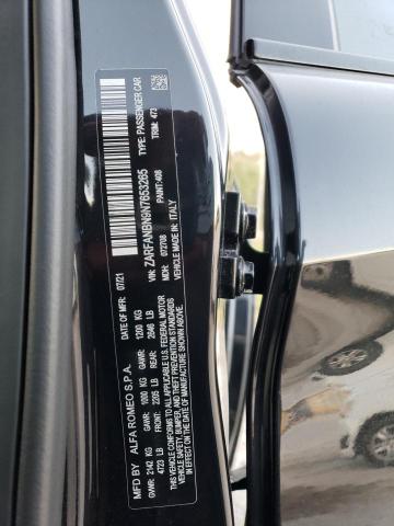 2022 ALFA ROMEO GIULIA SUP - ZARFANBN9N7653265