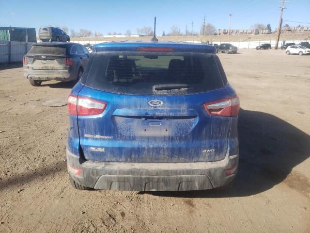 2022 FORD ECOSPORT S MAJ6S3FL4NC461673