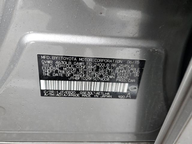 2015 LEXUS IS 250 JTHBF1D29F5079008