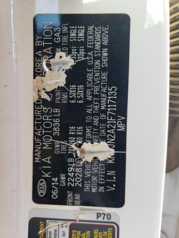 KNDJN2A21F7117135 KIA SOUL