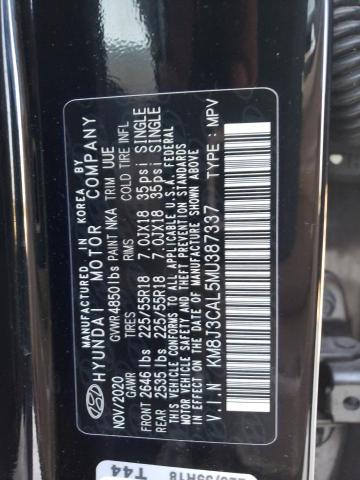 2021 HYUNDAI TUCSON LIM KM8J3CAL5MU387337