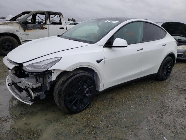 Tesla Model Y salvage cars for sale: 2020 Tesla Model Y