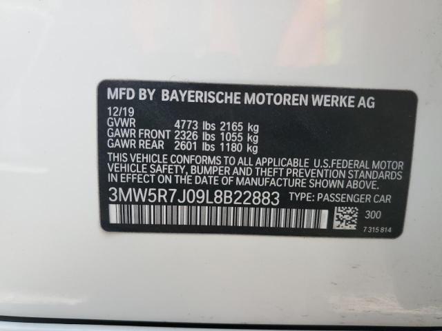 3MW5R7J09L8B22883 BMW 330XI