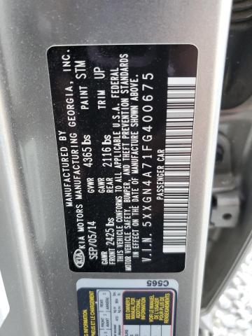 5XXGN4A71FG400675 KIA OPTIMA EX