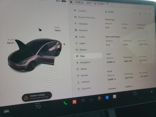 2022 TESLA MODEL 3 5YJ3E1EA6NF287066