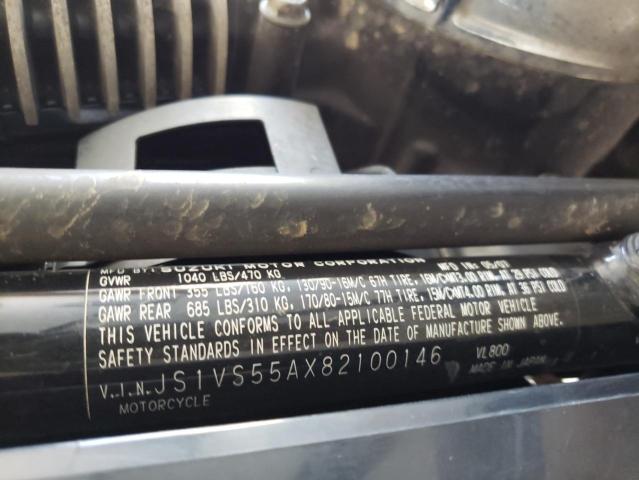 2008 SUZUKI VL800 - JS1VS55AX82100146