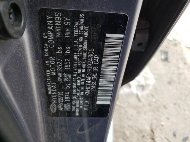 2015 HYUNDAI ACCENT GLS KMHCT4AE3FU924306