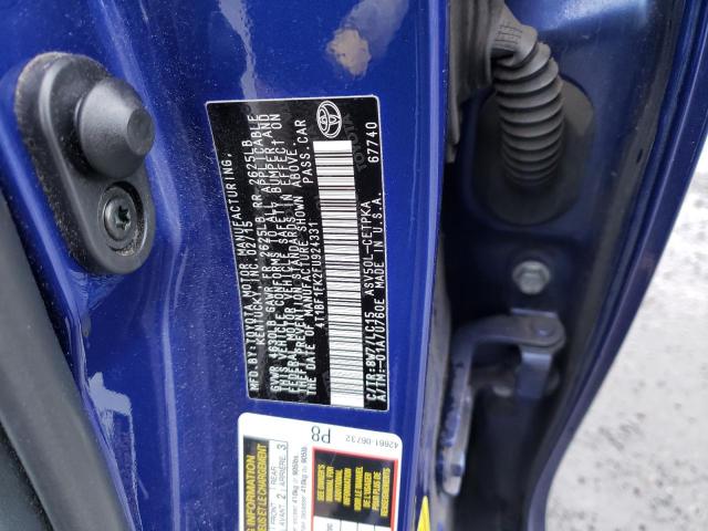 2015 TOYOTA CAMRY LE 4T1BF1FK2FU924331
