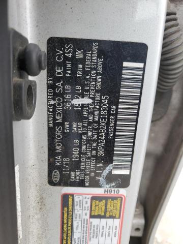 3KPA24AB2KE183045 KIA Rio